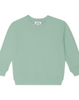 kids Light green sweatshirt on a white background