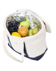 Embroidered Canvas Lunch Tote