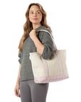 Block Print Medium Canvas Tote Bag