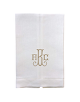 Personalized Linen Guest Towel