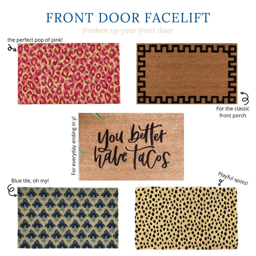 Chic Door Mats To Upgrade Your Front Door