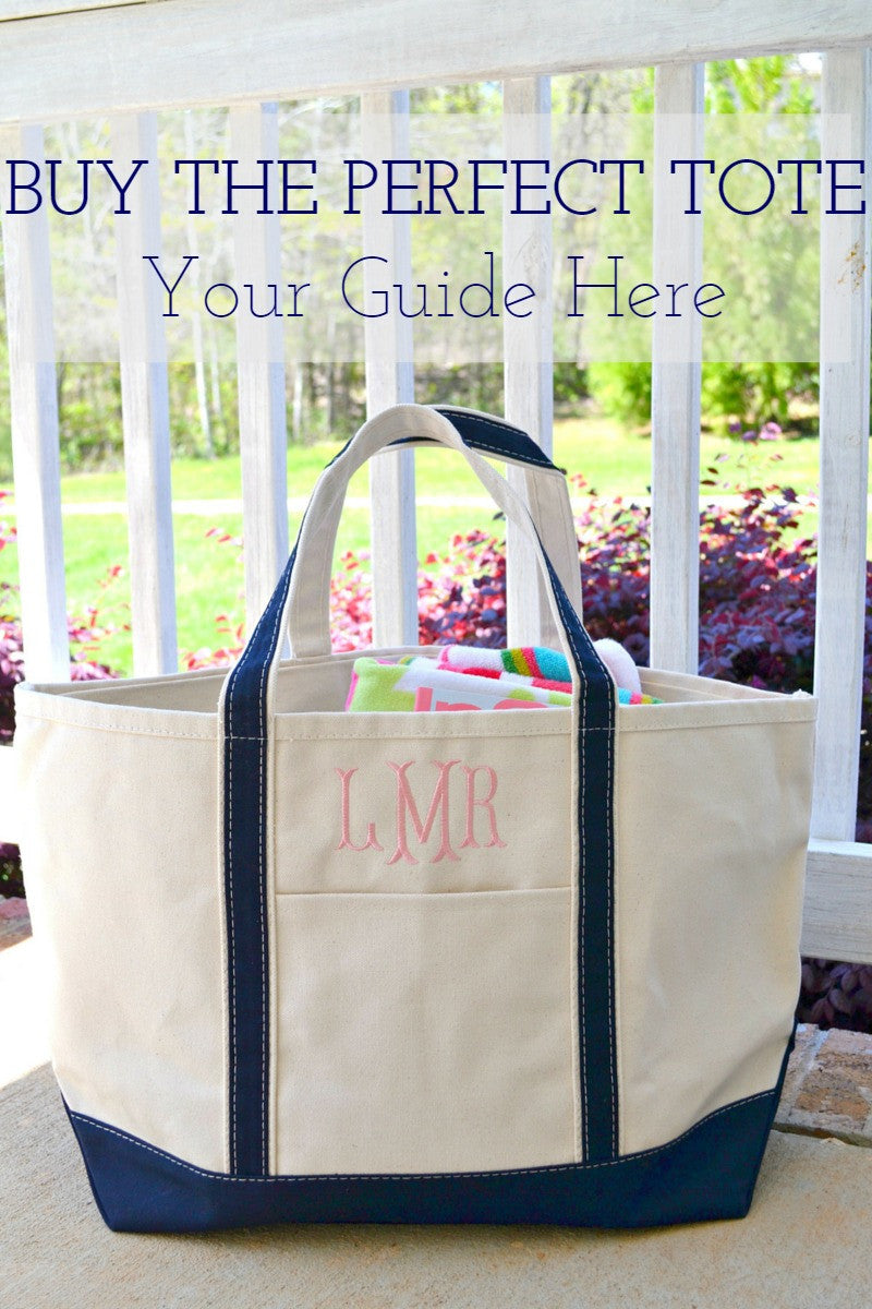 Your Guide to Buying the Perfect Monogram Tote Bag