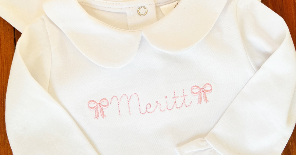 classic personalized newborn boy gown and hat set