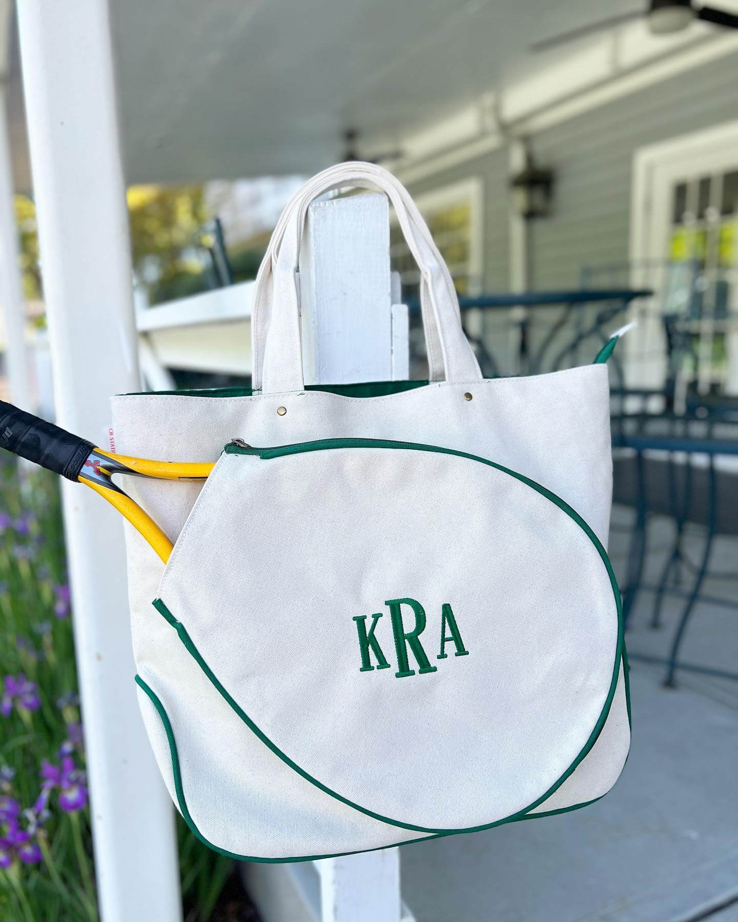 personalized canvas tote