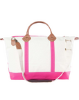 Monogrammed Canvas Weekender Bag