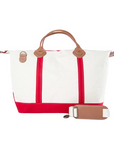 Monogrammed Canvas Weekender Bag
