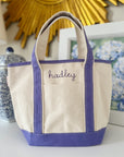 Children's Monogram Canvas Tote Bag