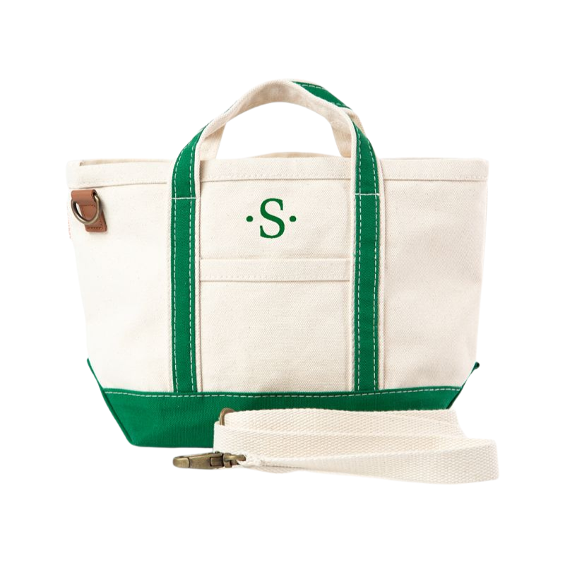 Custom Embroidered Crossbody Classic Boat Tote with Monogram