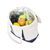 Embroidered Canvas Lunch Tote, Green Trim