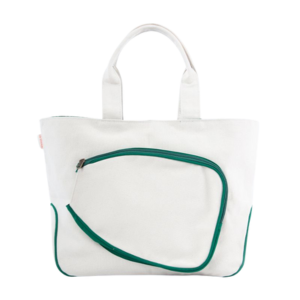 Red, White, and Blue Pickleball Canvas Tote Bag
