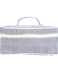 Navy Stripe Train Case, Monogrammed