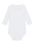 Personalized Peter Pan Collar Long Sleeve Bodysuit — Baby Boy