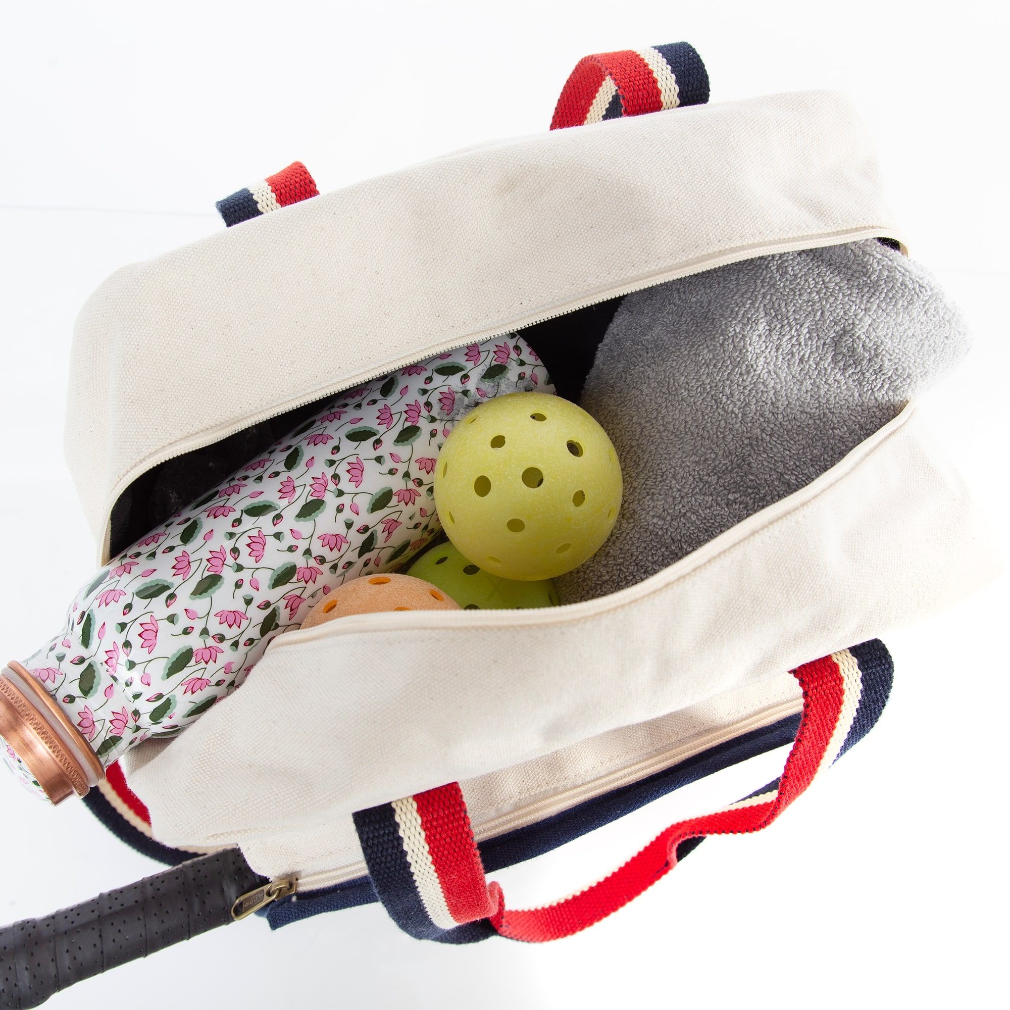 Monogrammed Canvas Pickleball Bag