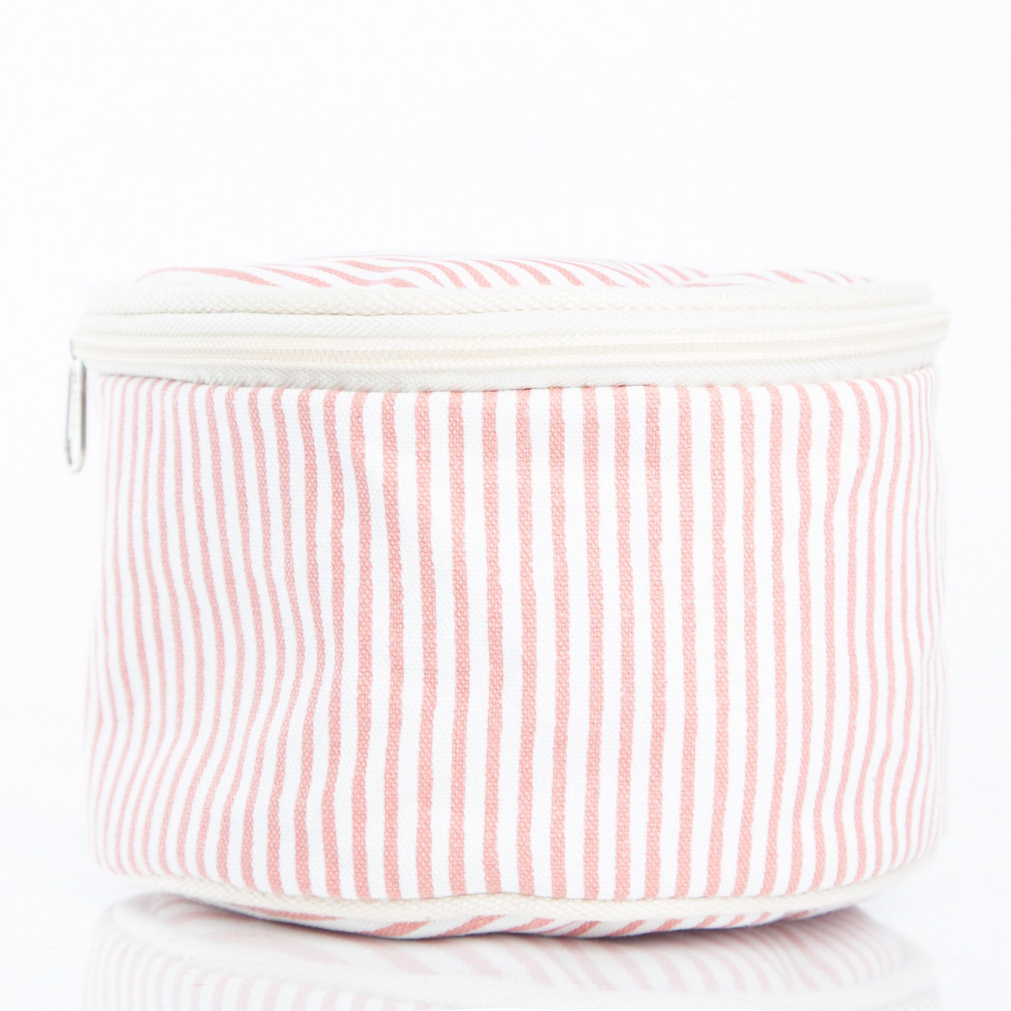 Rose Pink Stripe Circle Case
