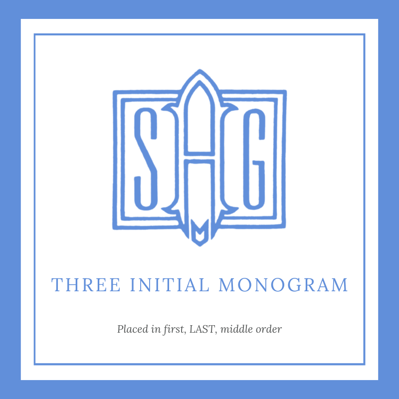 Monogram Etiquette Guide - Carolina Dandy