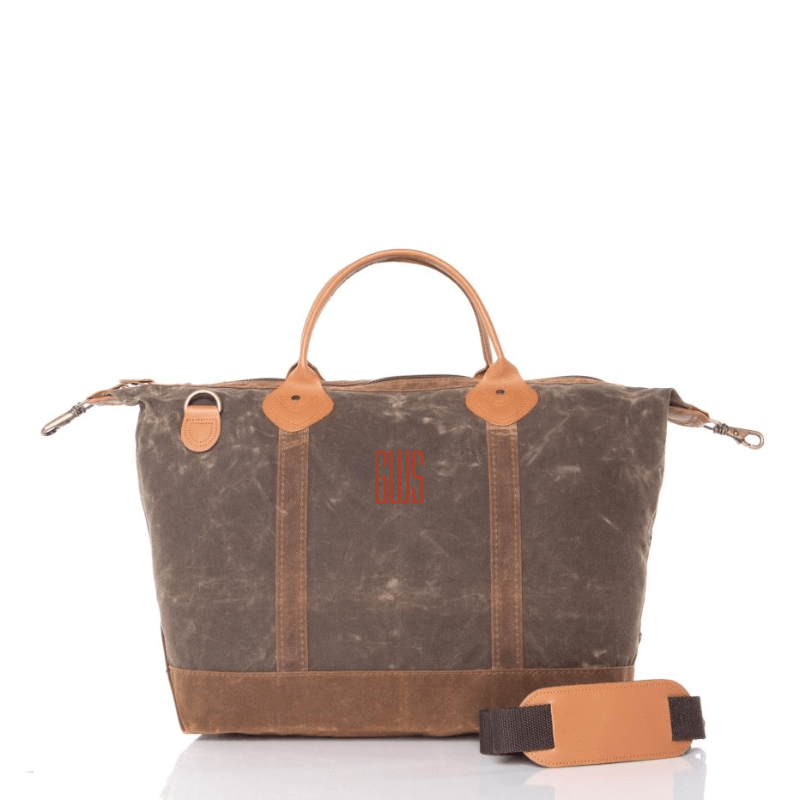 LOUIS VUITTON Monogram Canvas Duffle Shoulder Bag Brown