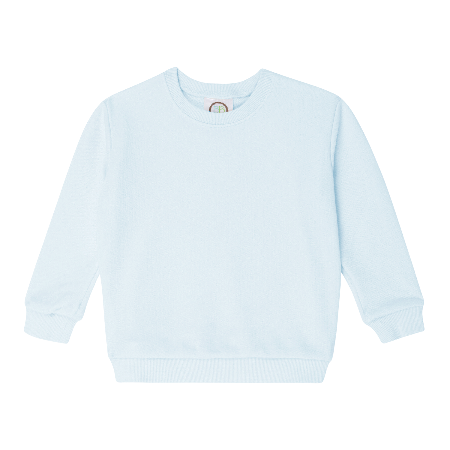 kids Light blue sweatshirt on a white background