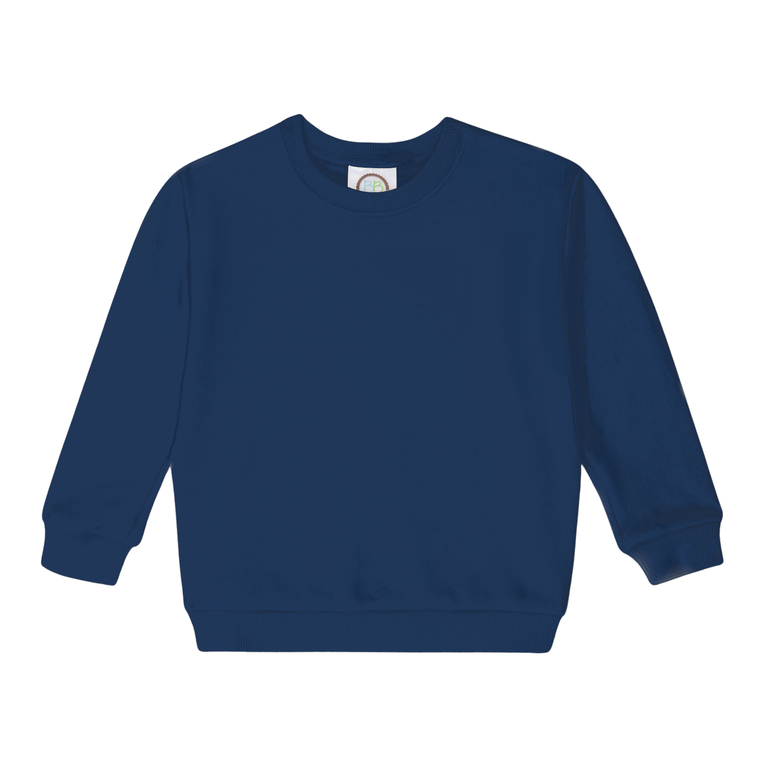 kids Navy blue sweatshirt on a white background