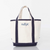 Monogrammed Natural Canvas Tote bag
