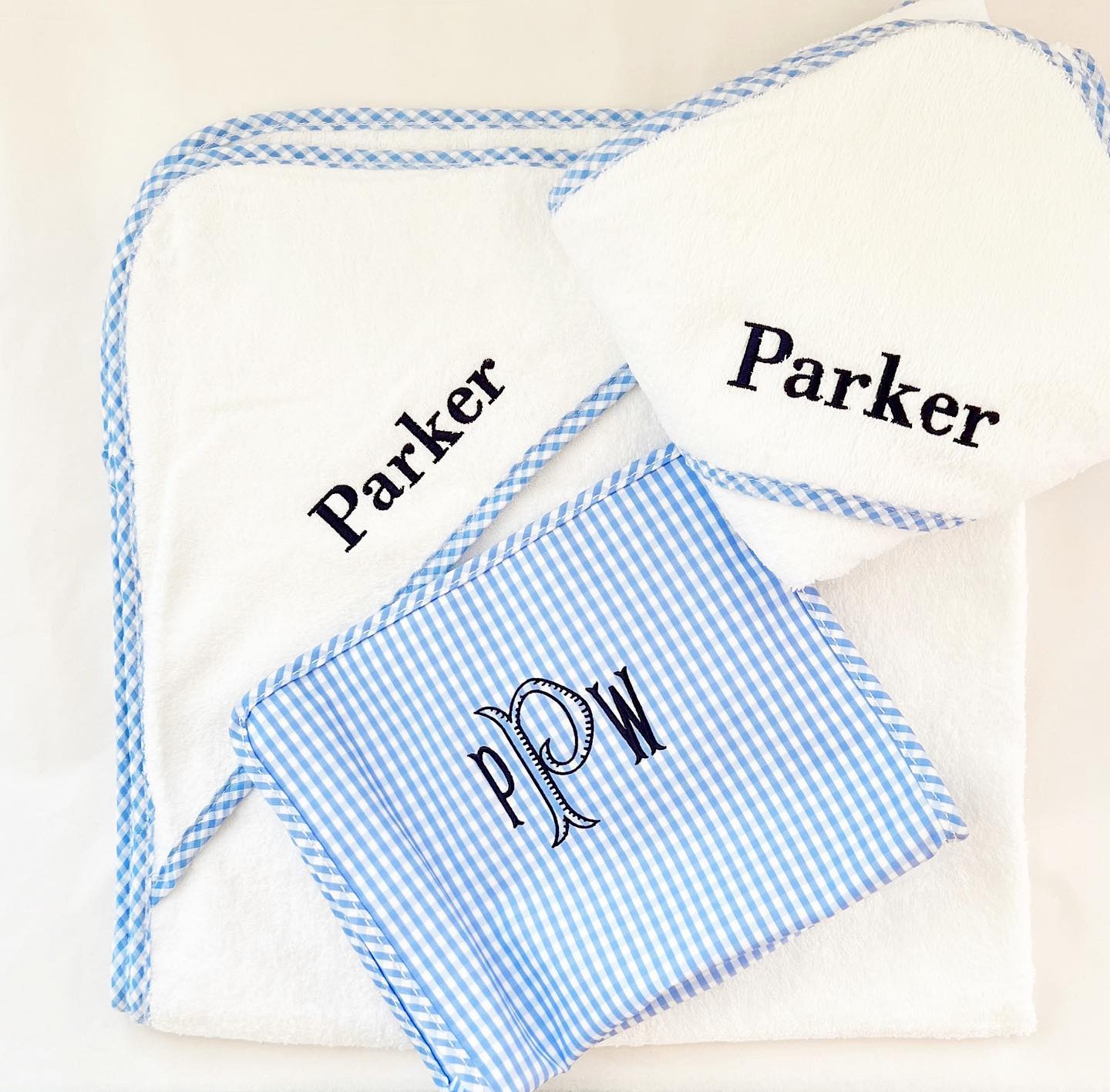 Classic Check Hooded Baby Towel