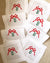 Bow Monogram Linen Cocktail Napkins