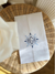 Chinoiserie Monogrammed Linen Hand Towel