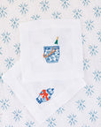 100% Linen Embroidered Cocktail napkins for the new traditionalist and grandmillennial