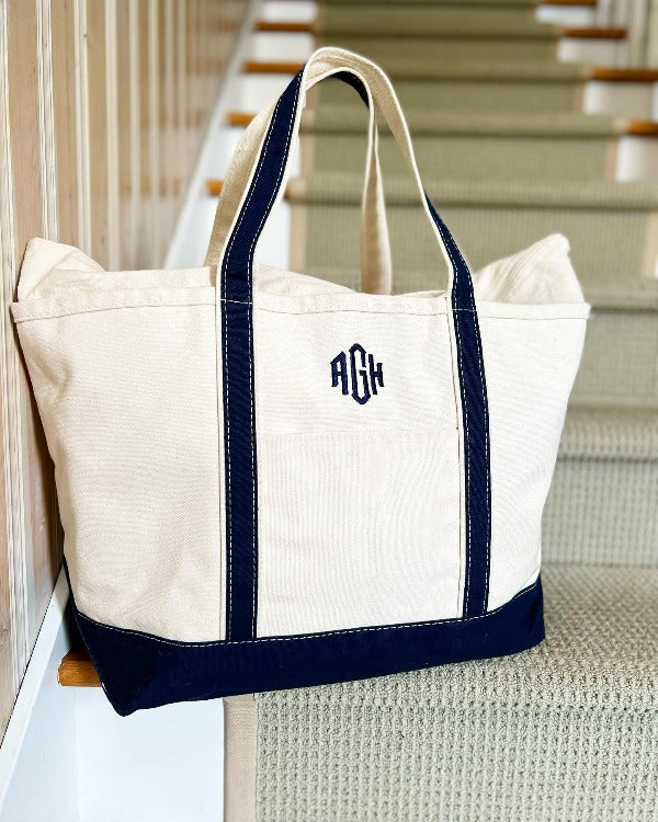 boat and tote monogram